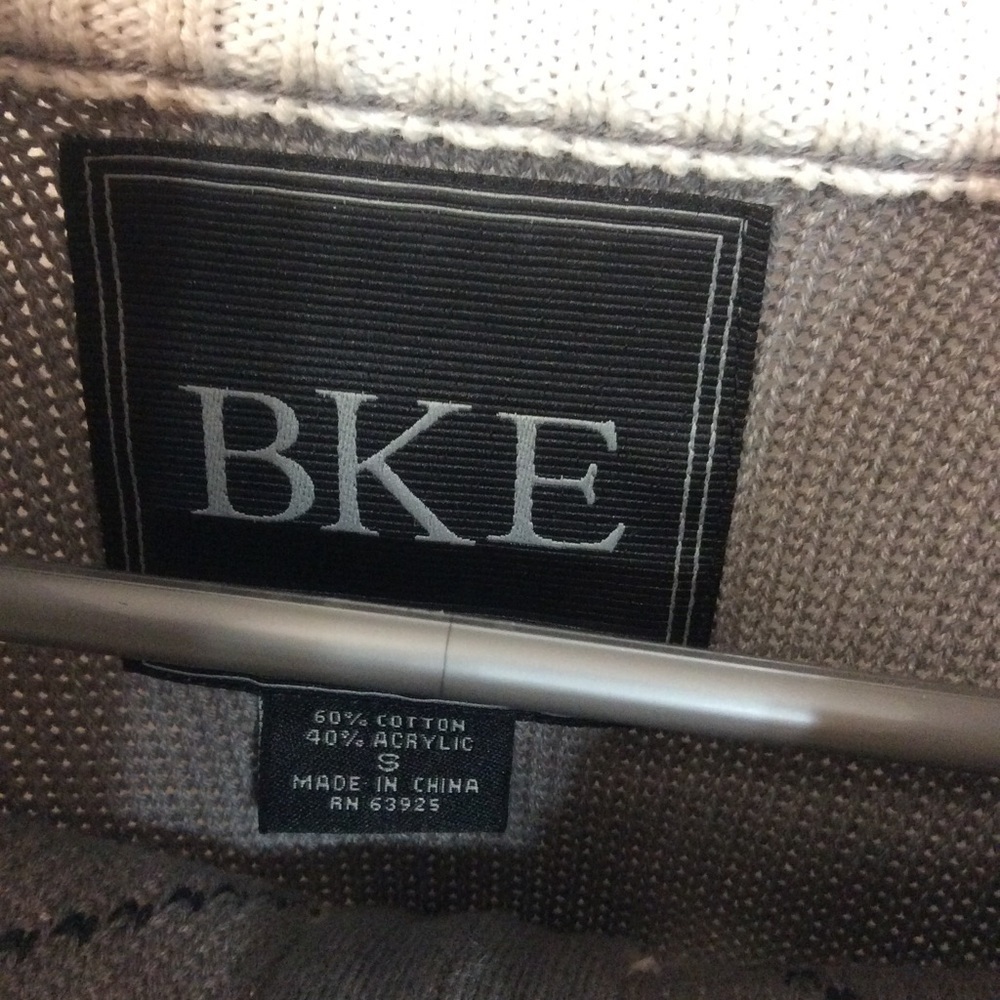 BKE ARGYLE 1/4 ZIP SWEATER - Picture 4 of 5